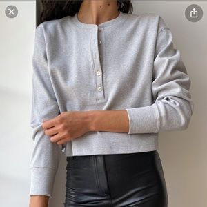 Wilfred Free Grey Mavis long sleeve tee